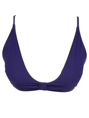 NEW Zaful Indigo Dark Midnight Blue Purple Padded Adjustable Strap Bikini Top 4